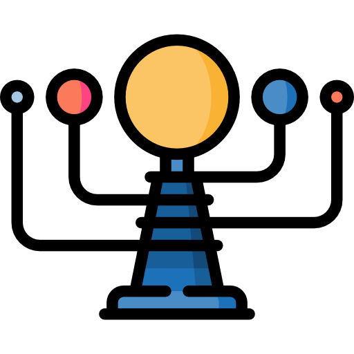Solar system Special Lineal color icon