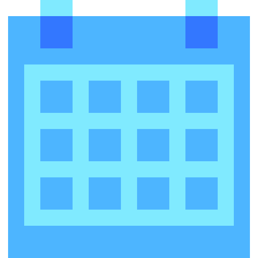 kalender Basic Sheer Flat icoon