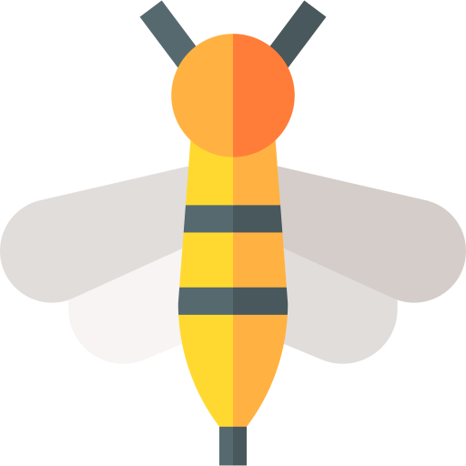 Пчела Basic Straight Flat иконка