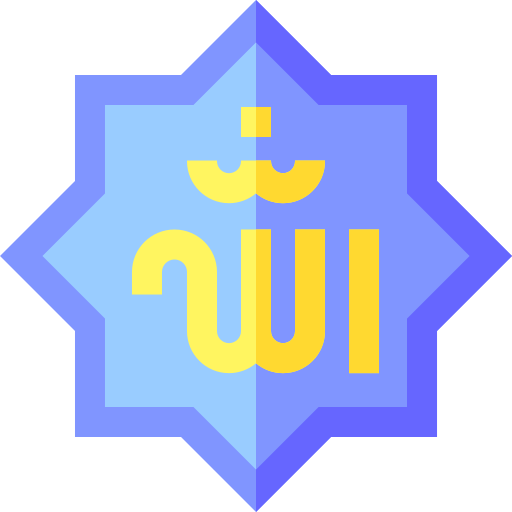 Allah Basic Straight Flat icon