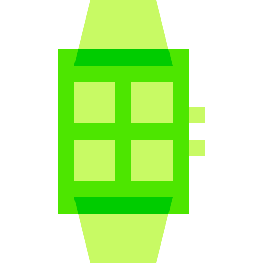 smartwatch Basic Sheer Flat icoon