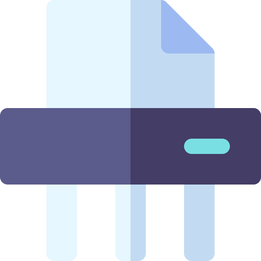 Shredder Basic Rounded Flat icon