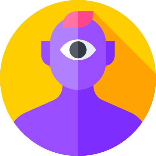 Cyclops Flat Circular Flat icon
