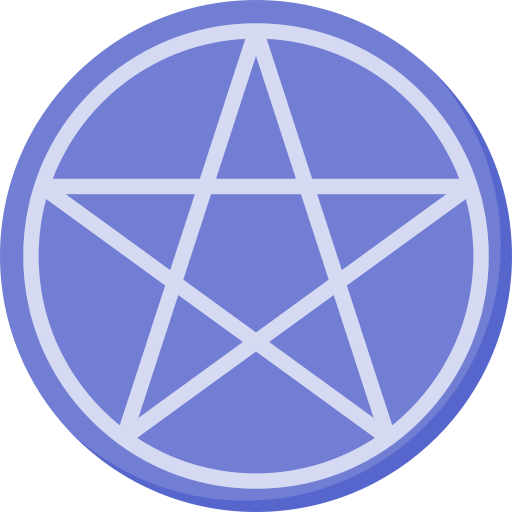 pentagram Special Flat icoon