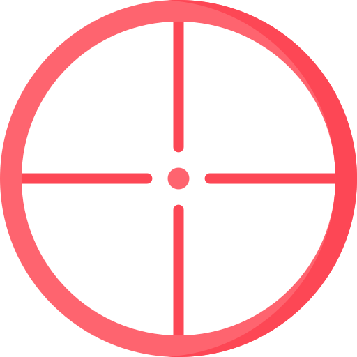 Crosshair Special Flat icon