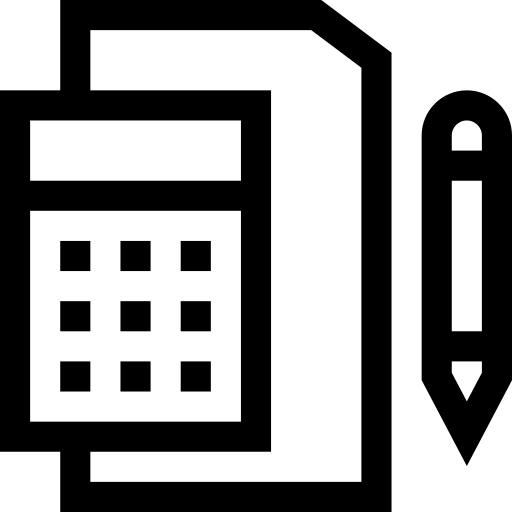 matematica Basic Straight Lineal icona