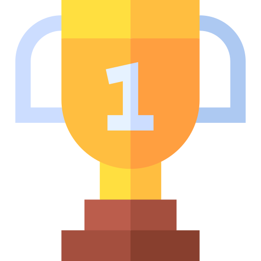 Trophy Basic Straight Flat icon