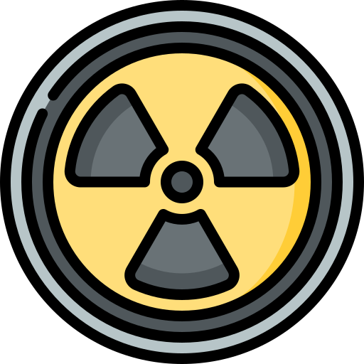 radioattività Special Lineal color icona