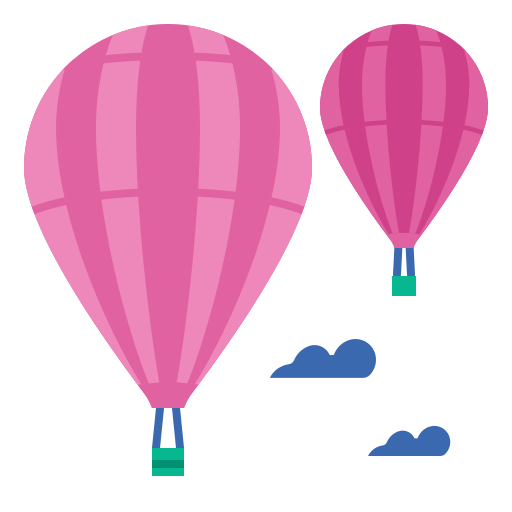 Воздушный шар Generic Flat иконка