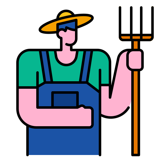 granjero Generic Outline Color icono