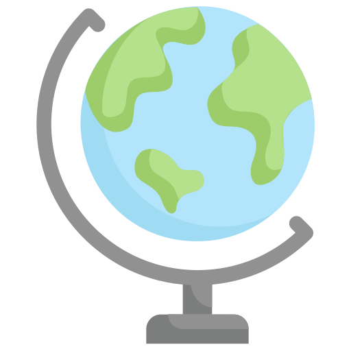 globo terrestre Generic Flat icona