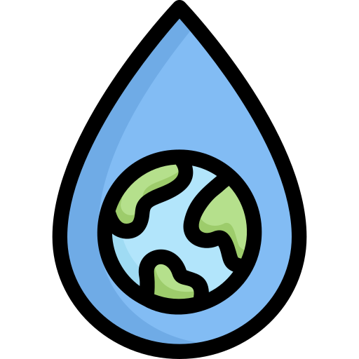 acqua Generic Outline Color icona