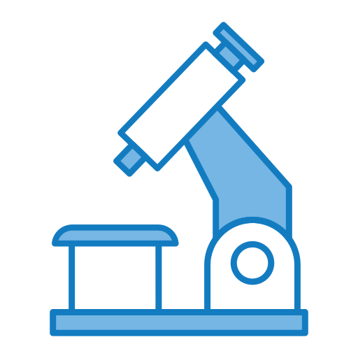현미경 Generic Blue icon