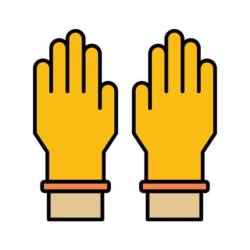 handschoenen Generic Outline Color icoon