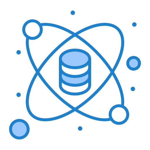 ciencia de los datos Generic Blue icono