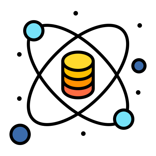 ciencia de los datos Flatart Icons Lineal Color icono