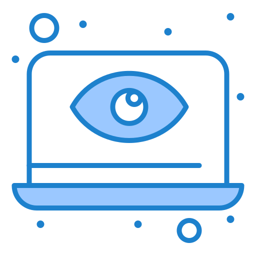 Laptop Generic Blue icon