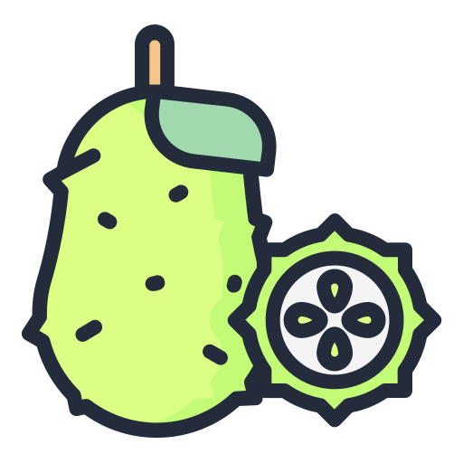 jackfruit Generic Outline Color icon