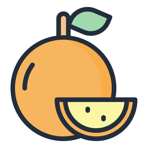オレンジ Generic Outline Color icon