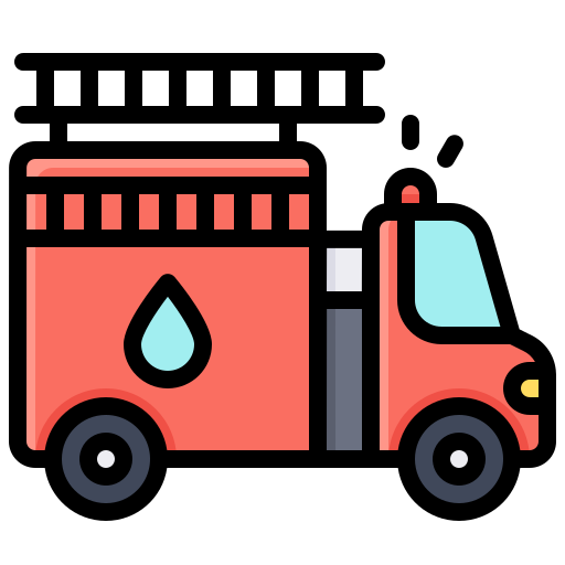Fire truck Generic Outline Color icon