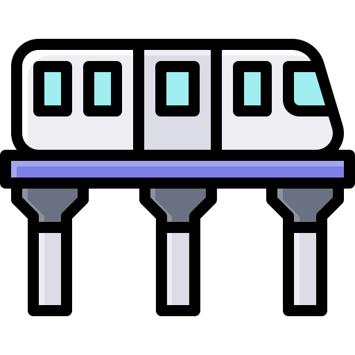skytrain Generic Outline Color icona