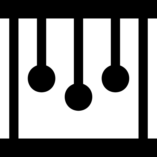 Newton cradle Basic Straight Filled icon