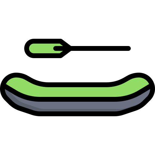 Надувная лодка Generic Outline Color иконка