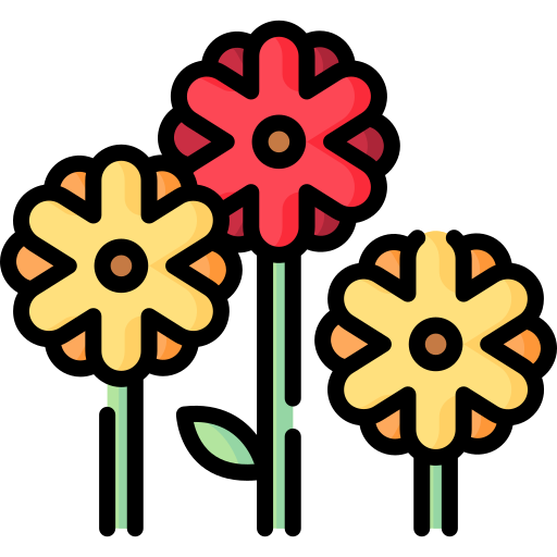 chrysanthème Special Lineal color Icône