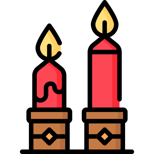 Candle Special Lineal color icon