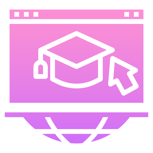 e-learning Generic Flat Gradient icon
