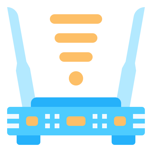 router Linector Flat icon