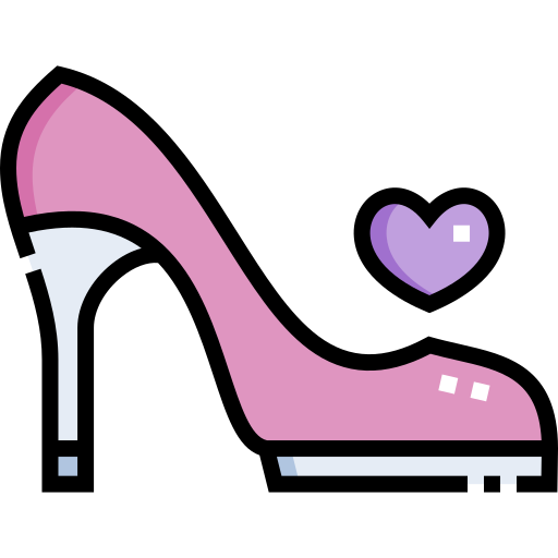 high heels Detailed Straight Lineal color icon