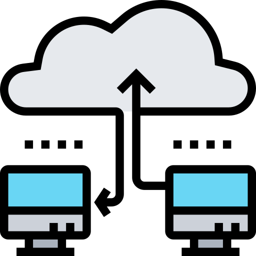 computación en la nube Meticulous Lineal Color icono