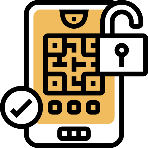 qr 코드 Meticulous Yellow shadow icon