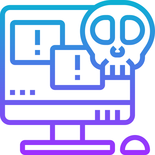 malware Meticulous Gradient Ícone