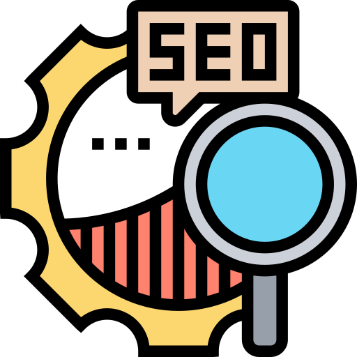 seo Meticulous Lineal Color icon