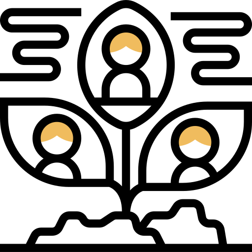 organización Meticulous Yellow shadow icono