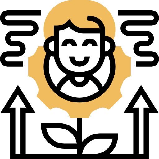 개인 개발 Meticulous Yellow shadow icon