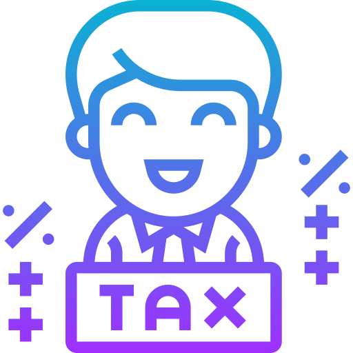 Tax Meticulous Gradient icon