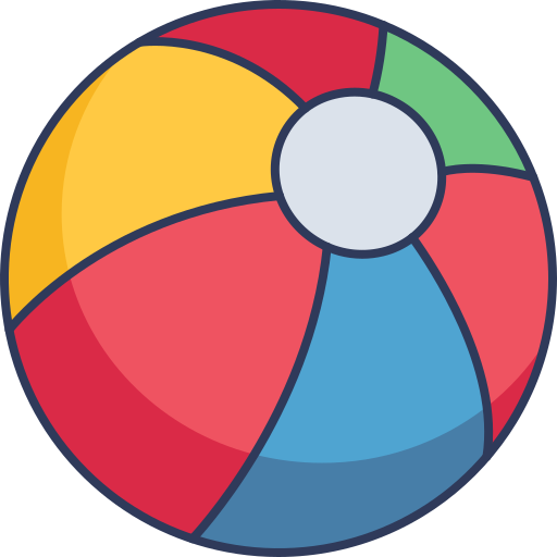piłka plażowa Dinosoft Lineal Color ikona