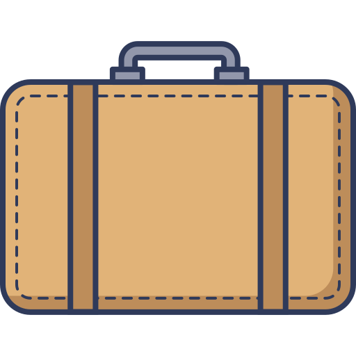Suitcase Dinosoft Lineal Color icon