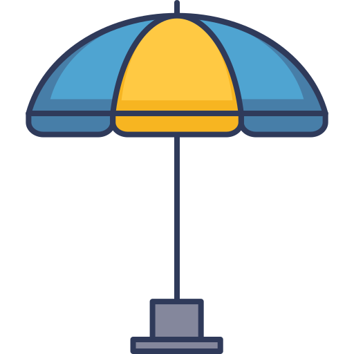 Umbrella Dinosoft Lineal Color icon