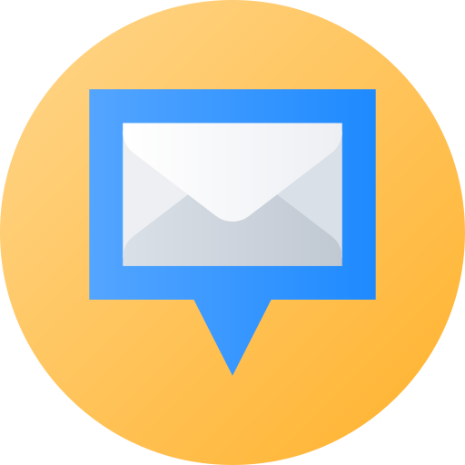 email Flat Circular Gradient icon