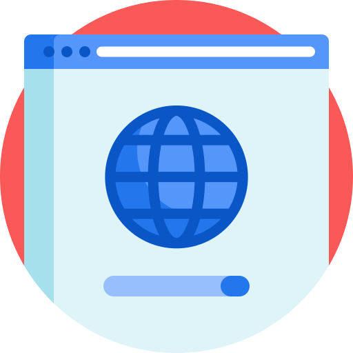 Browser Detailed Flat Circular Flat icon