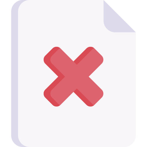 Rejected Special Flat icon