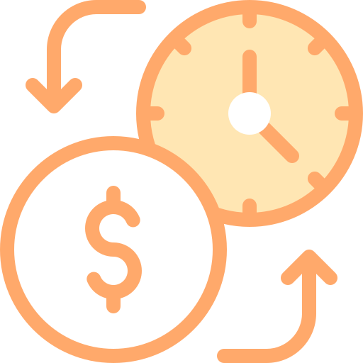 Time is money Detailed color Lineal color icon