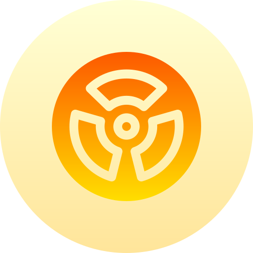 radiación Basic Gradient Circular icono