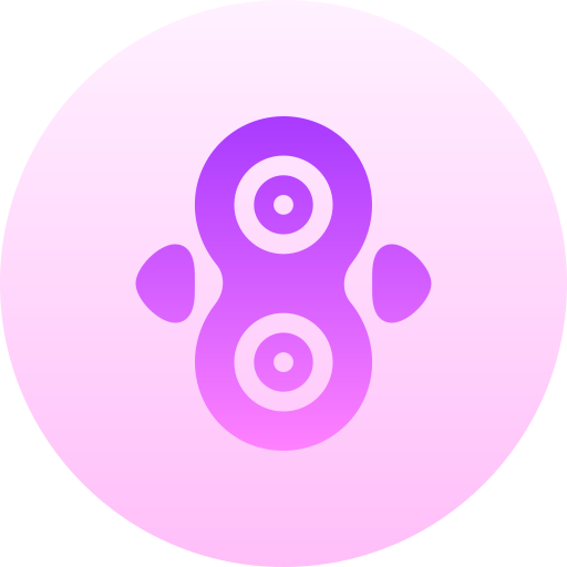 divisione cellulare Basic Gradient Circular icona