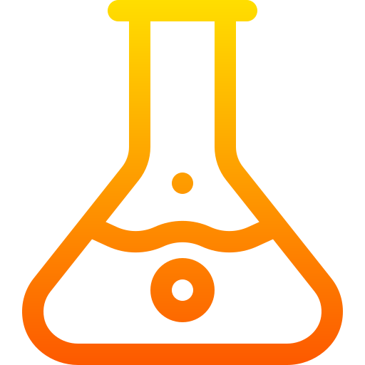 Химическая Basic Gradient Lineal color иконка