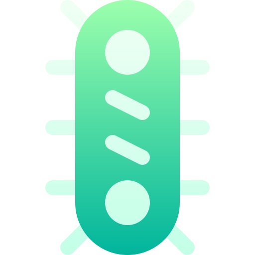 les bactéries Basic Gradient Gradient Icône